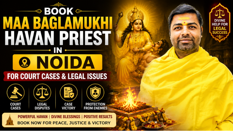 Book Maa Baglamukhi Havan Priest in Noida for Court Cases & Legal Issues